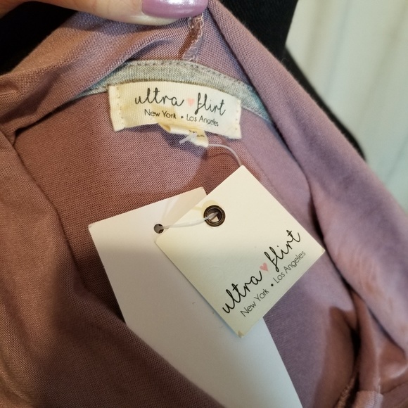 NWT Ultra flirt long sleeve Jersey style top - Picture 6 of 8